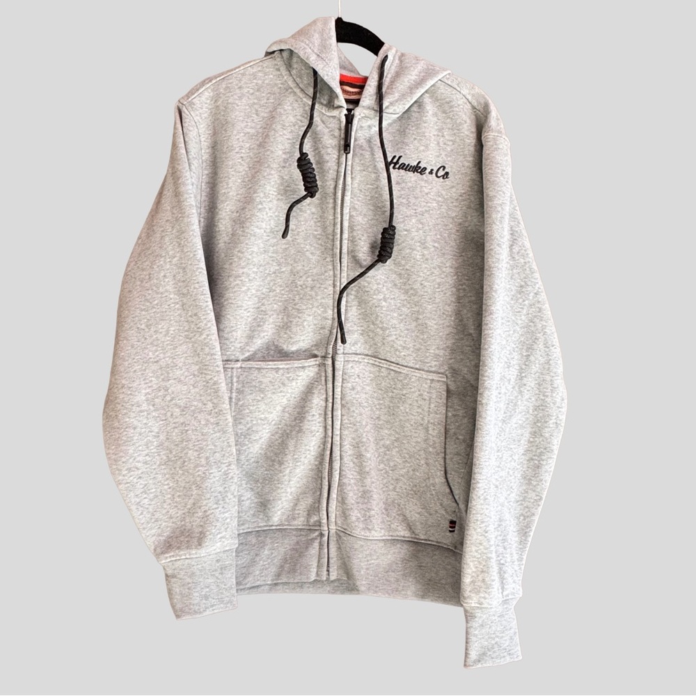 Hawke & Co Paracord Campfire Hoodie in Light Heather Gray